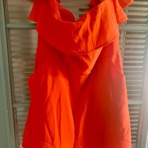 Brand new off the shoulder romper.